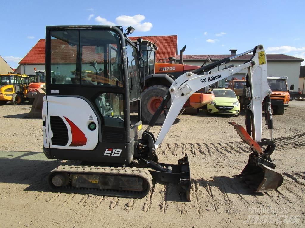Bobcat E 19  V  E 20 Z Mini ekskavatoriai < 7 t