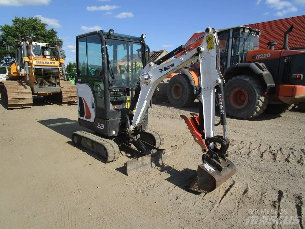 Bobcat E 19  V  E 20 Z Mini ekskavatoriai < 7 t