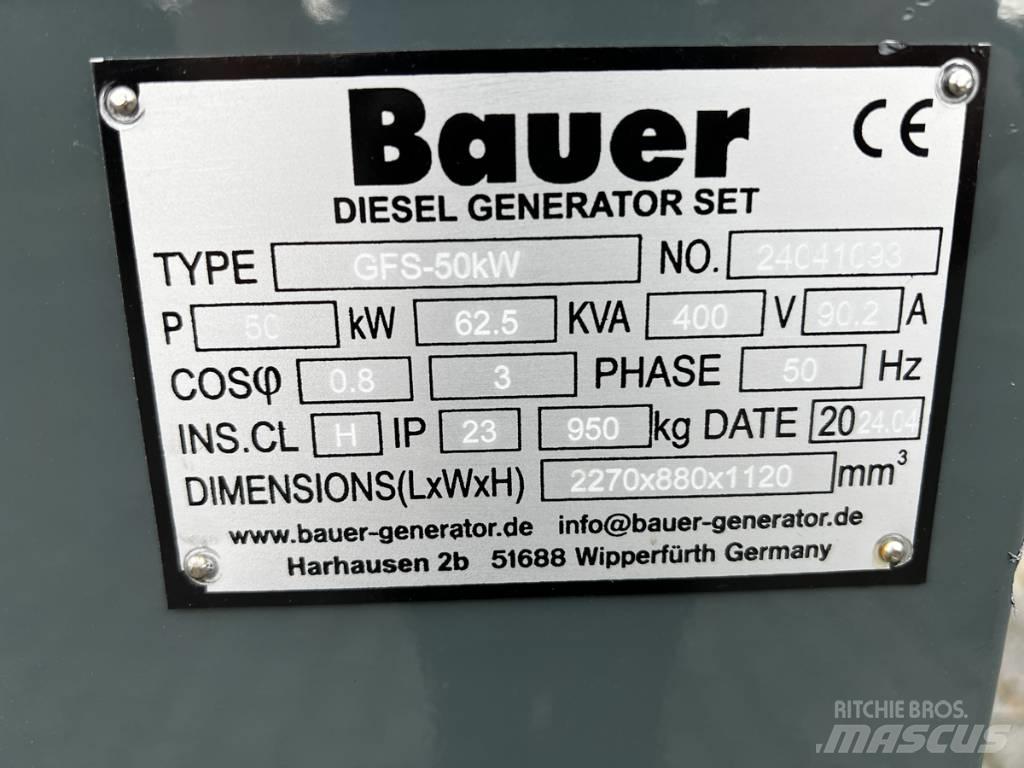 Bauer 69 KVA Dyzeliniai generatoriai