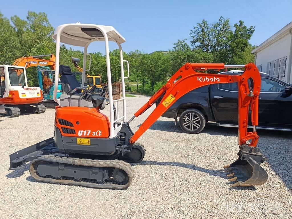 Kubota U 17-3A Mini ekskavatoriai < 7 t