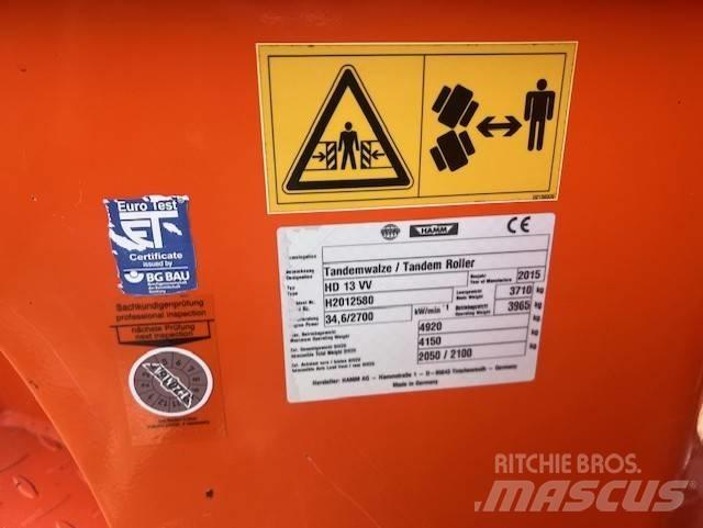 Hamm HD 13 VV, Vält Porinių būgnų volai