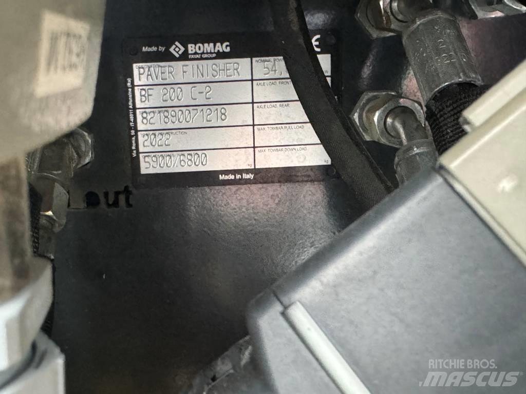 Bomag BF200C-2 Asfalto klotuvai