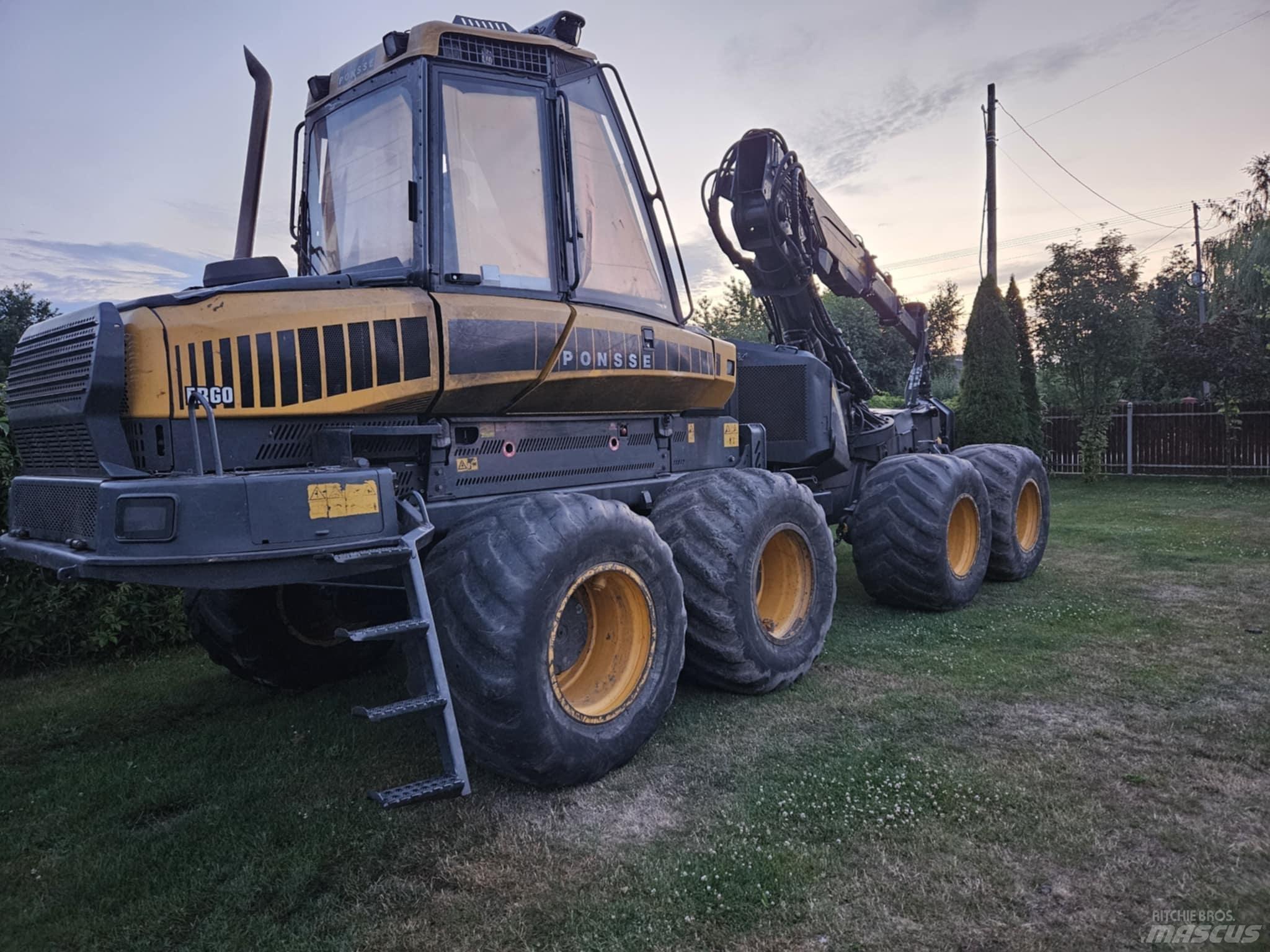 Ponsse Ergo 8W Miško technika (Harvesteriai)