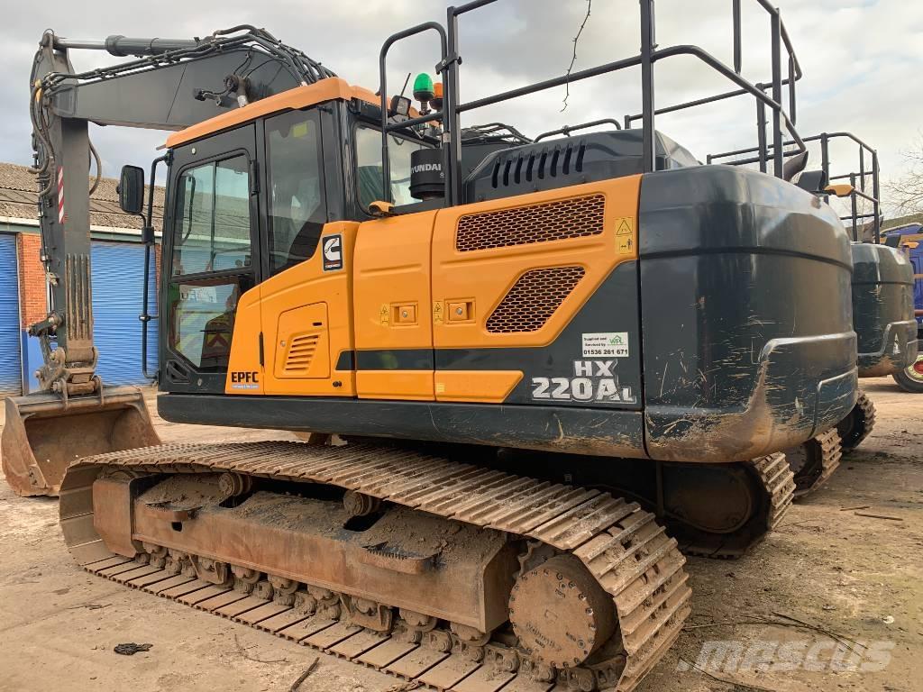 Hyundai HX220A L Vikšriniai ekskavatoriai