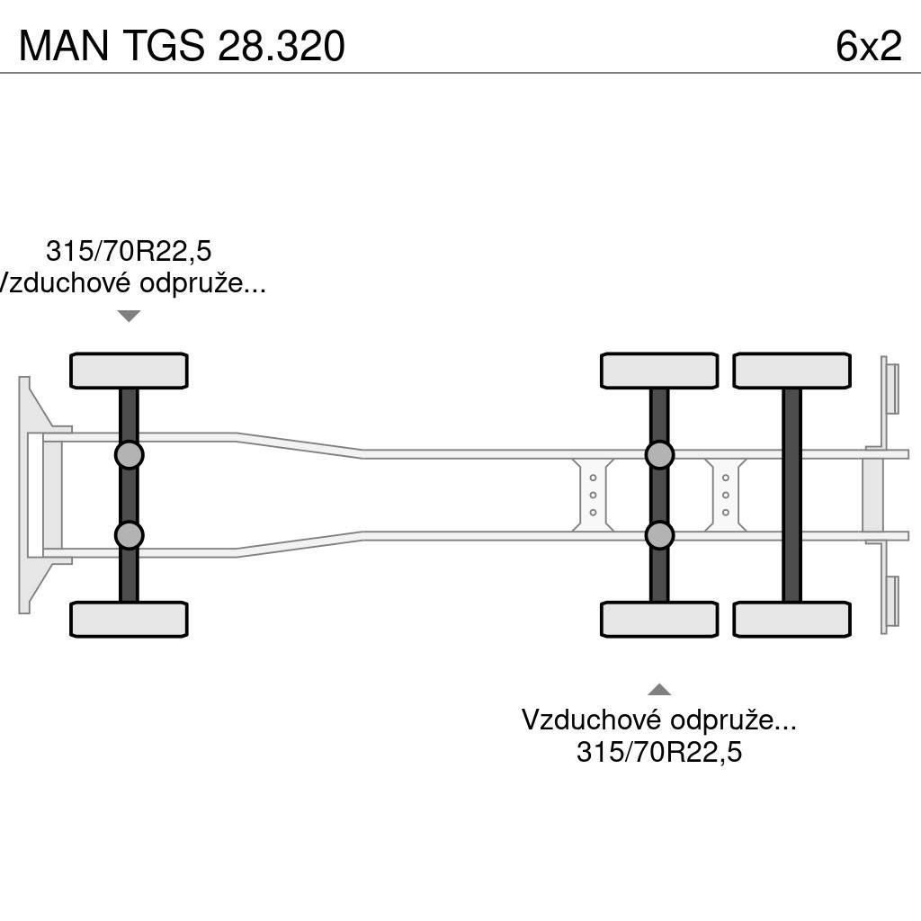MAN TGS 28.320 Šiukšliavežės