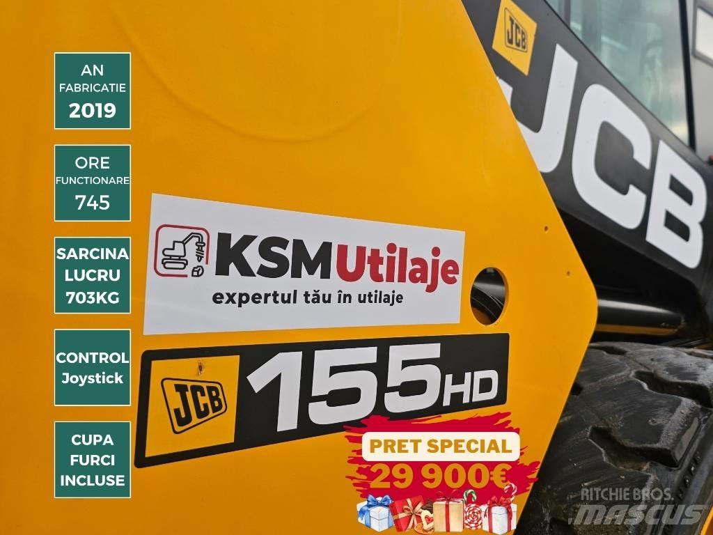 JCB 155 Krautuvai su šoniniu pasukimu