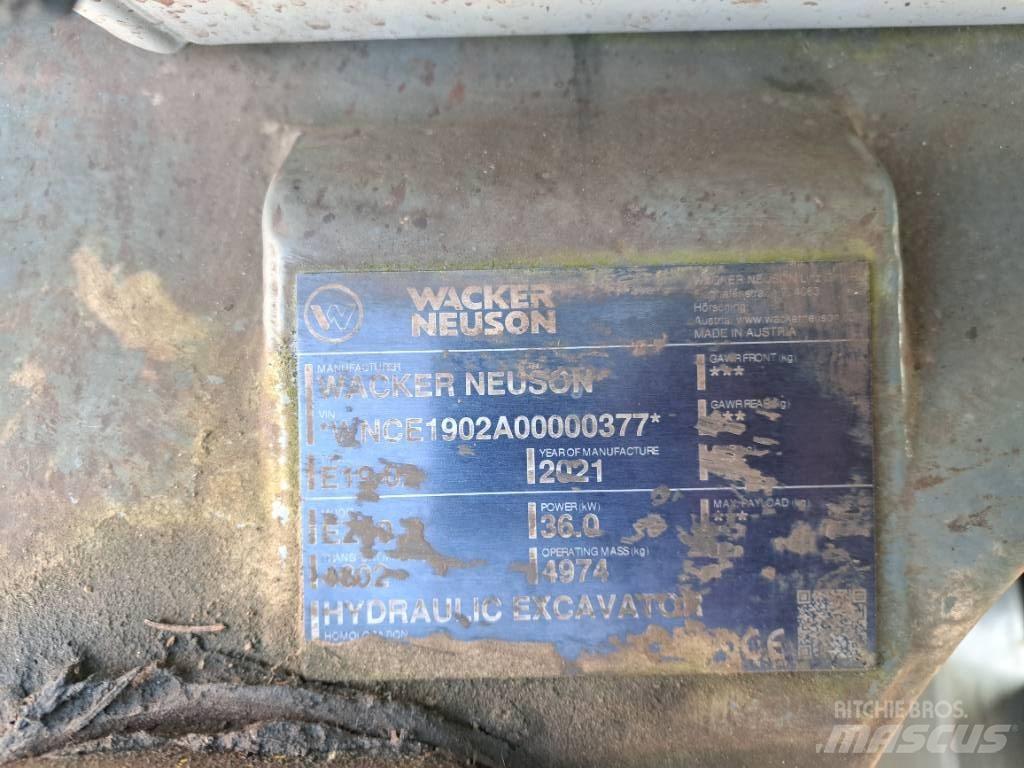 Wacker Neuson EZ50 Vikšriniai ekskavatoriai