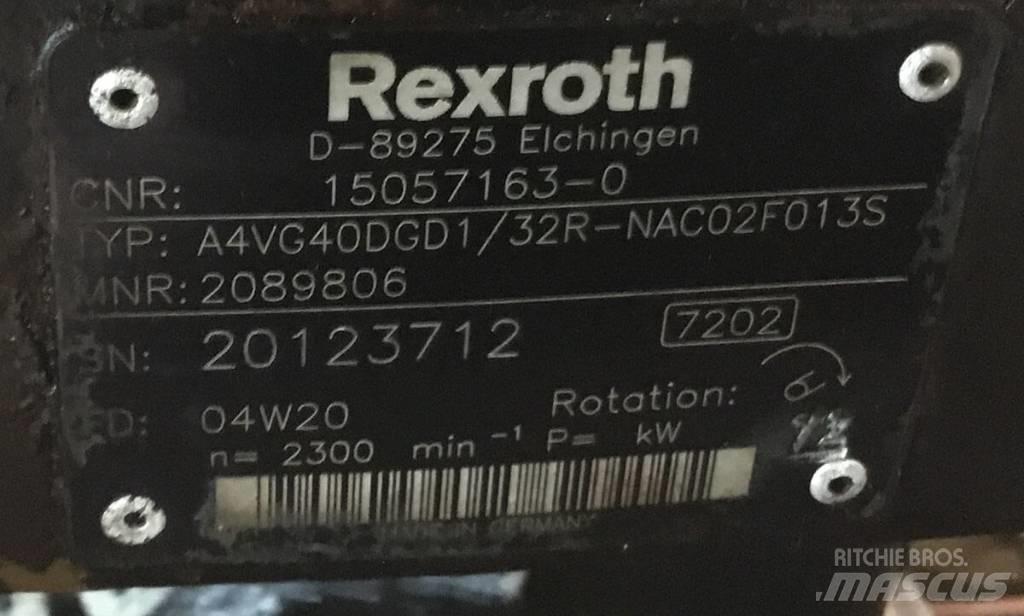Rexroth A4VG40R Hidraulikos įrenginiai