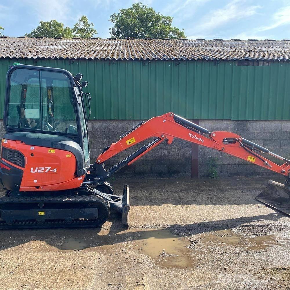 Kubota U 27-4 Mini ekskavatoriai < 7 t