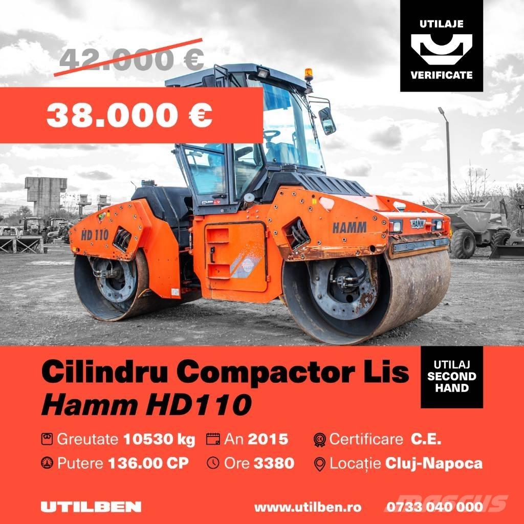 Hamm HD 110 Porinių būgnų volai