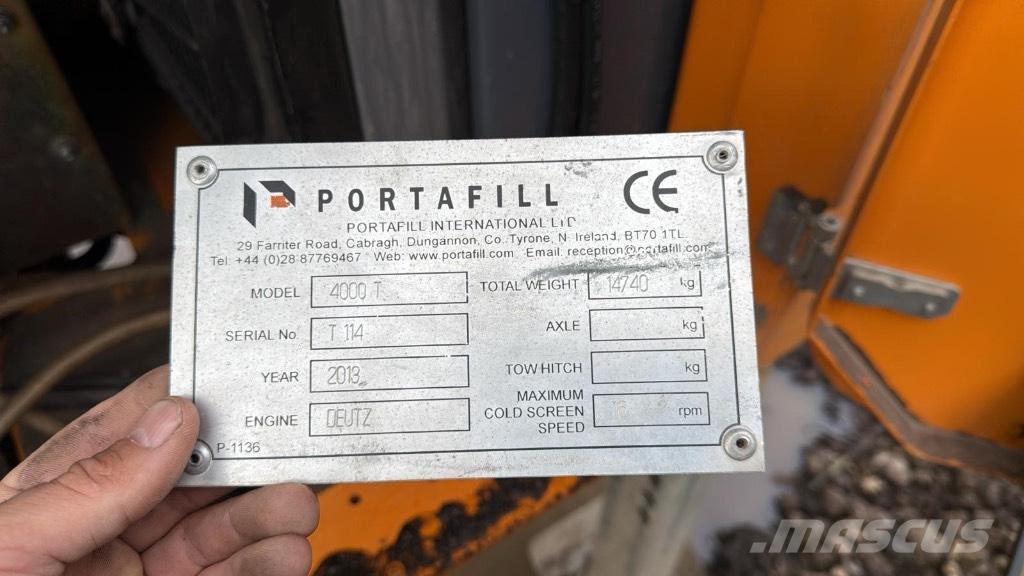 Portafill 4000t Mobilūs sietai