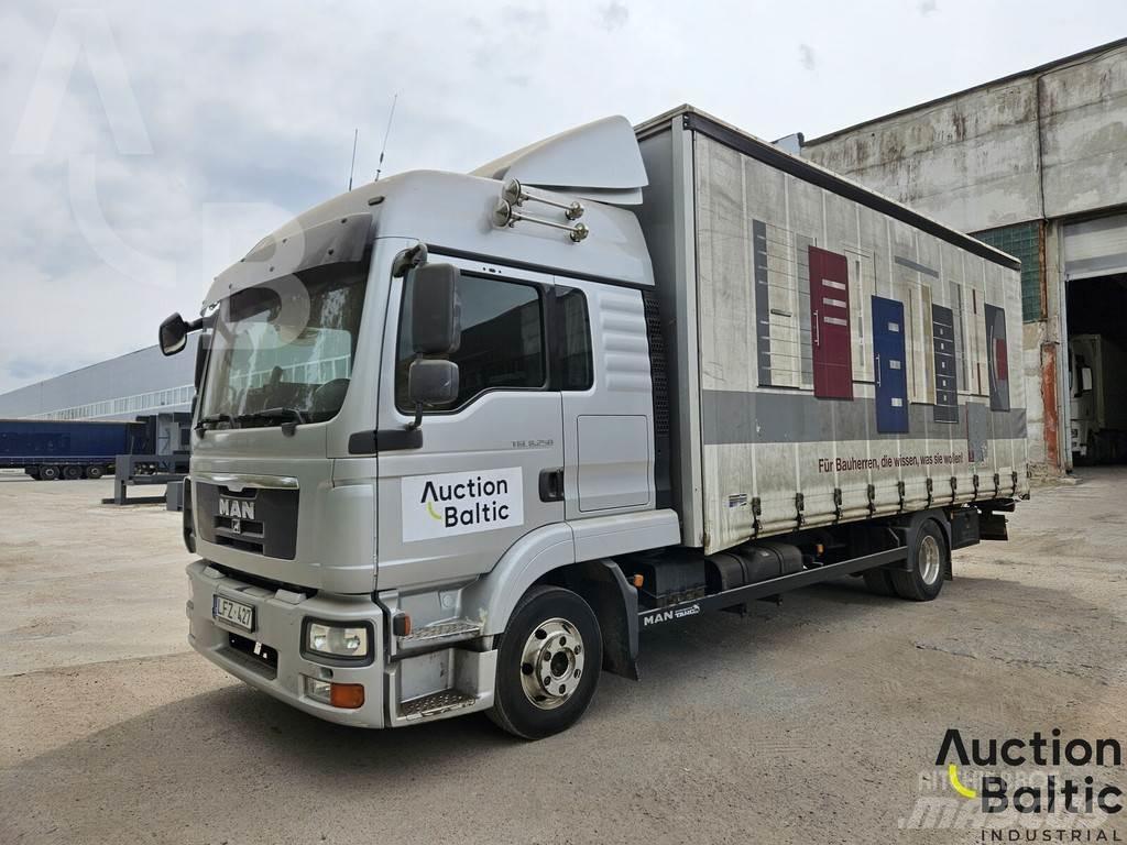 MAN TGL8.250 Priekabos su tentu