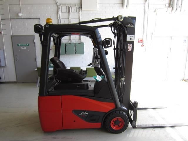 Linde E 16 C-02 Elektriniai šakiniai krautuvai