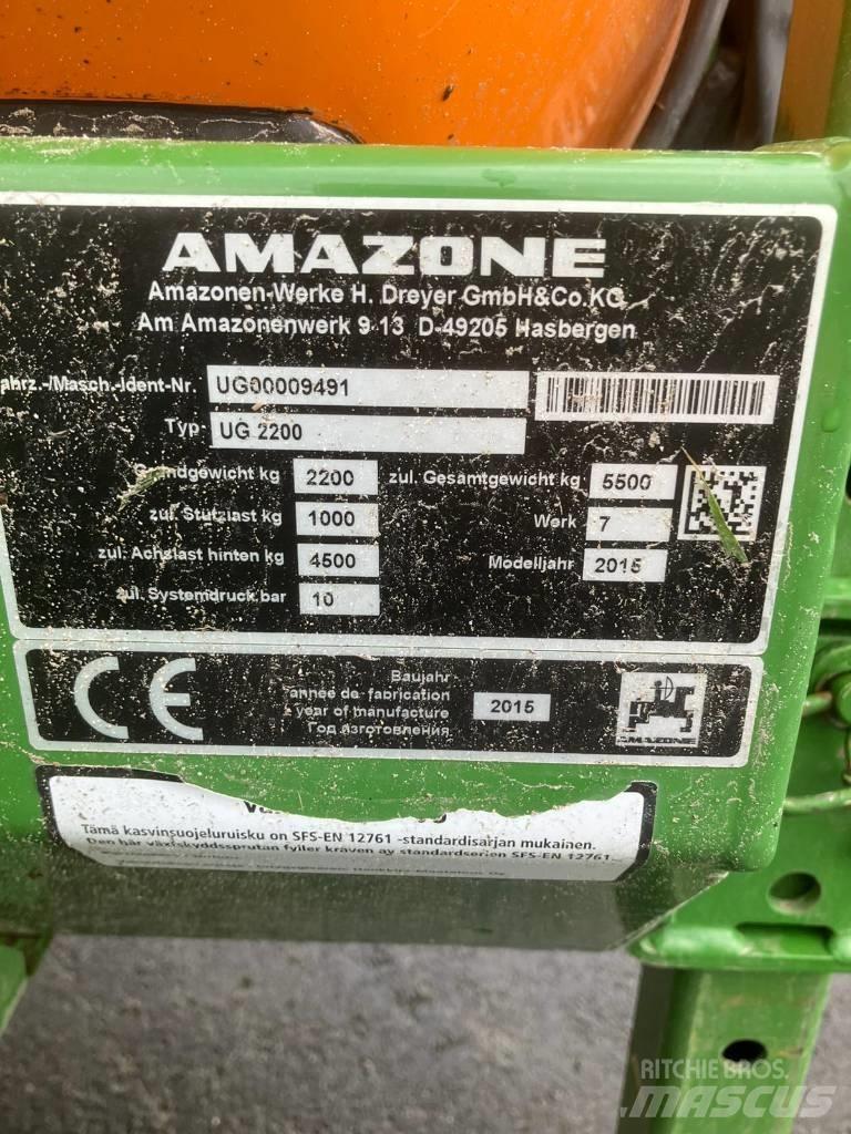 Amazone UG 2200 Prikabinami purkštuvai