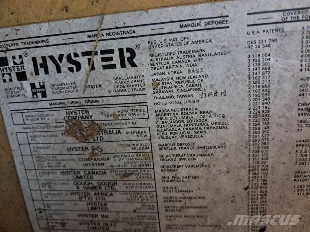 Hyster H2.50J Dyzeliniai krautuvai