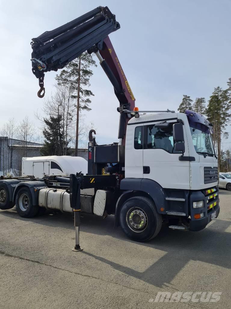 MAN TGA 26.480 Sunkvežimiai su keliamuoju kabliu