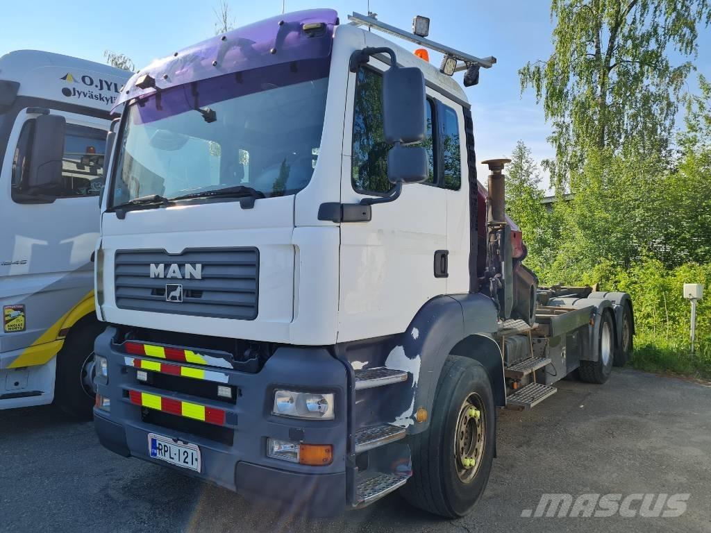 MAN TGA 26.480 Sunkvežimiai su keliamuoju kabliu