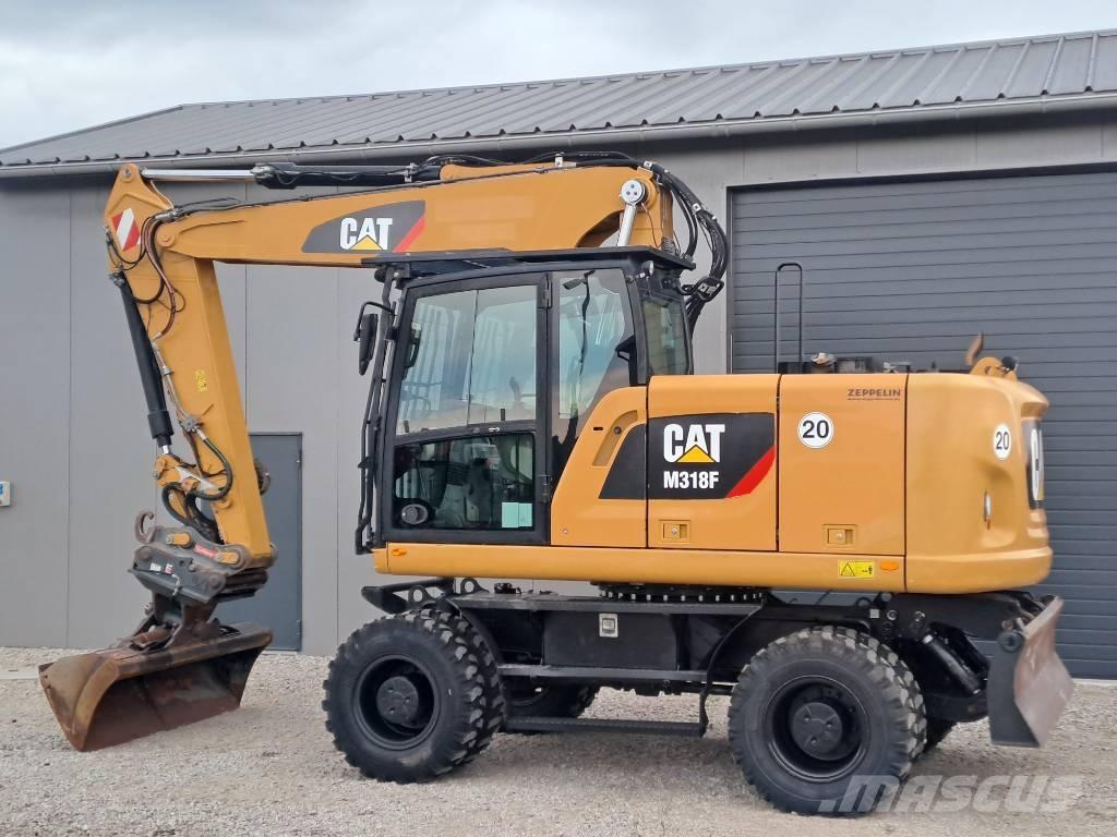 CAT M318F Ratiniai ekskavatoriai