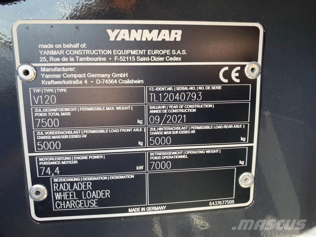 Yanmar V120 Naudoti ratiniai krautuvai