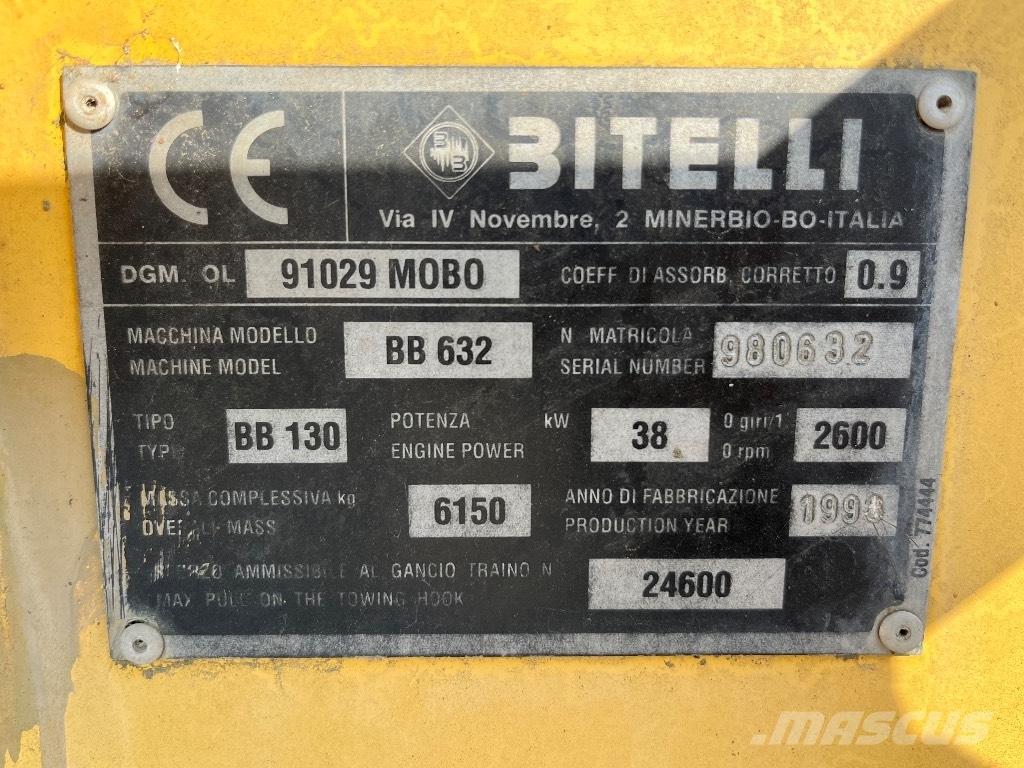 Bitelli BB 632 Asfalto klotuvai