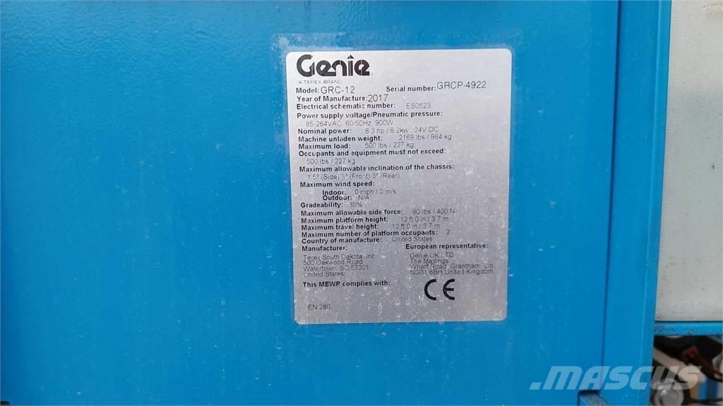 Genie GR12 Kiti keltuvai ir platformos