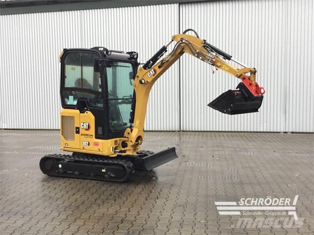 CAT 302 CR Ratiniai ekskavatoriai