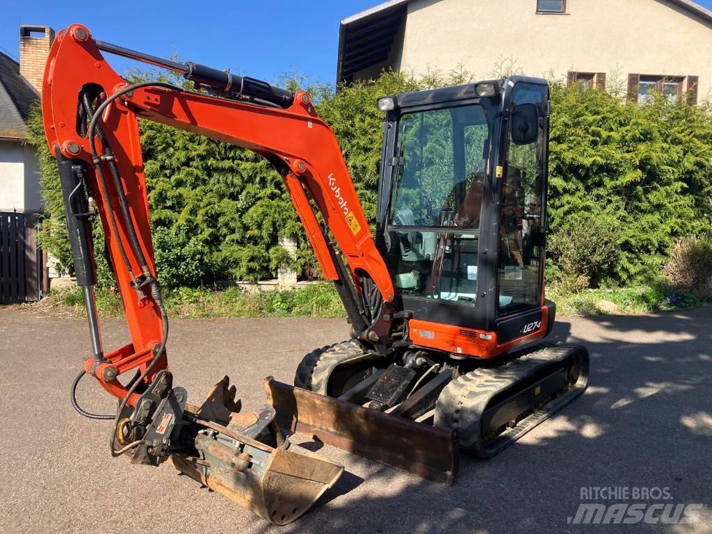Kubota U 27 Mini ekskavatoriai < 7 t