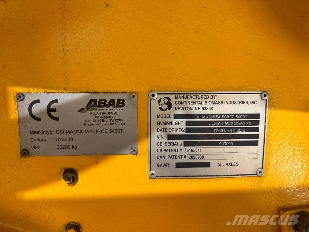 CBI 5400T Miško krautuvai