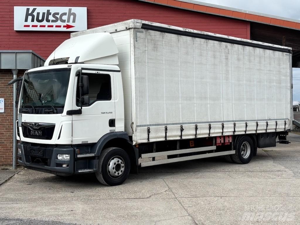 MAN TGM 15.250 Priekabos su tentu