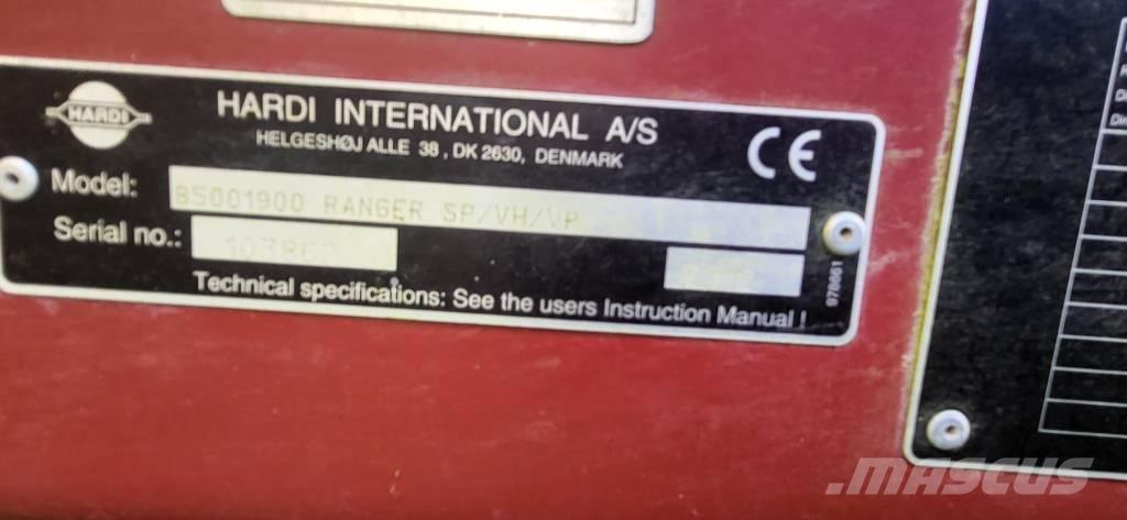 Hardi Ranger 2500 Prikabinami purkštuvai