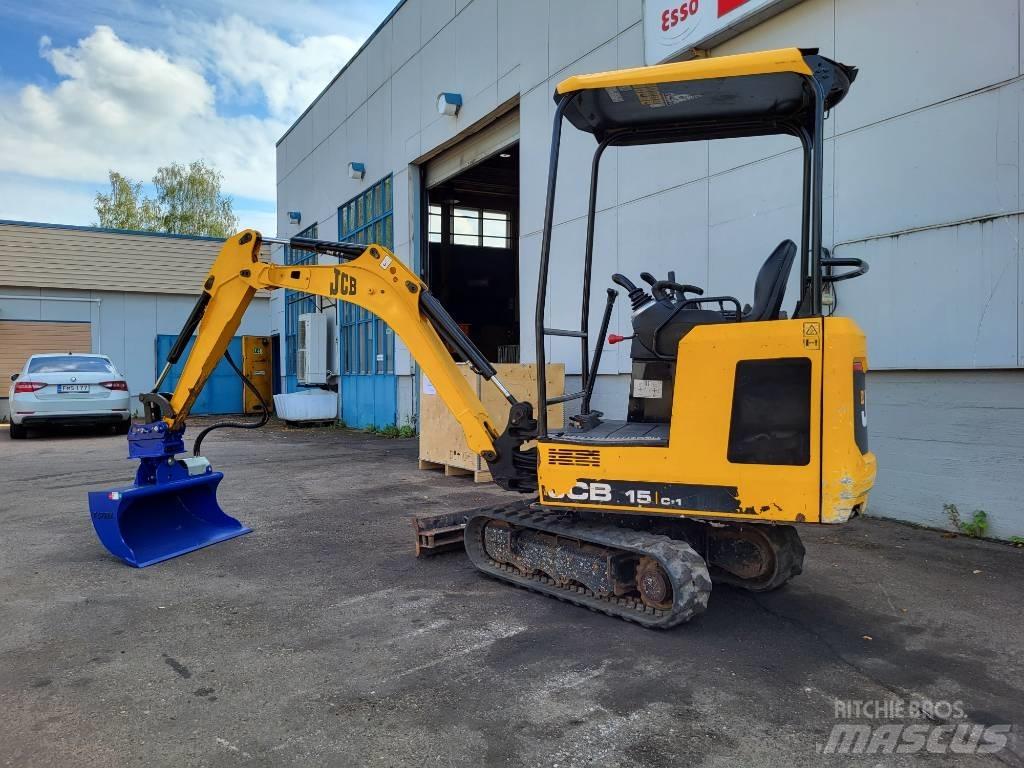 JCB 15 C-1 Mini ekskavatoriai < 7 t