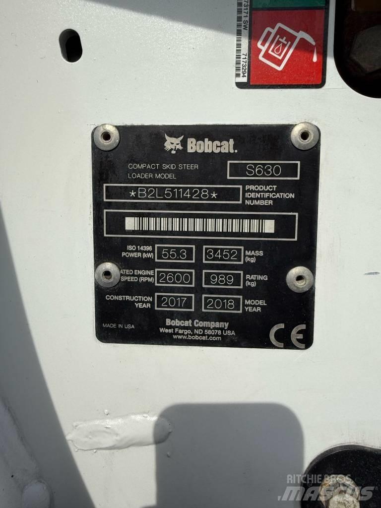 Bobcat S 630 Krautuvai su šoniniu pasukimu