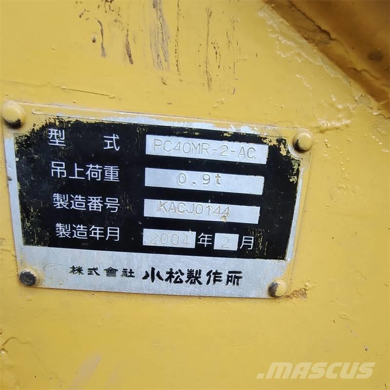 Komatsu PC 40 Mini ekskavatoriai < 7 t