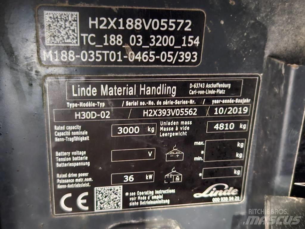 Linde H30D Dyzeliniai krautuvai