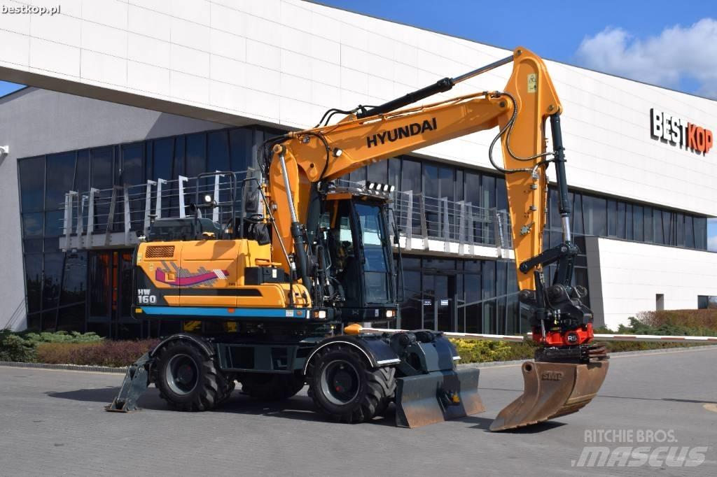 Hyundai HW 160 Ratiniai ekskavatoriai