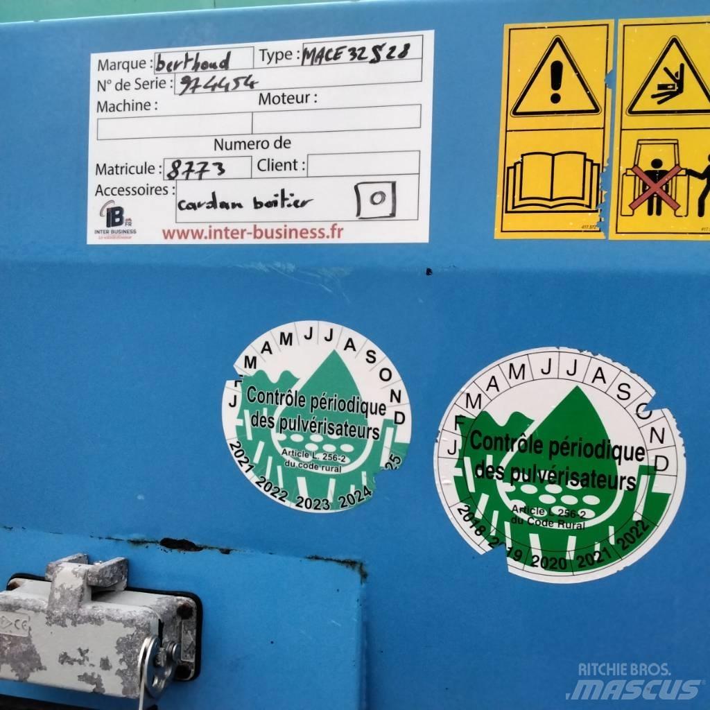 Berthoud MACE 32S 28 Prikabinami purkštuvai