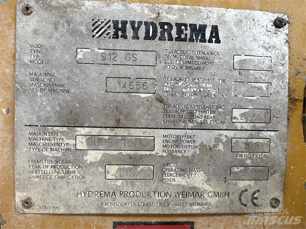 Hydrema 912 GS Statybiniai savivarčiai sunkvežimiai
