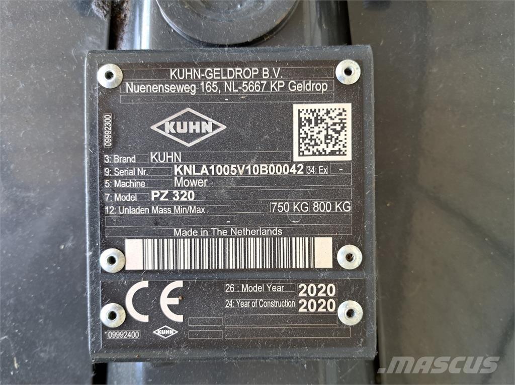Kuhn PZ 320 Šienapjovės