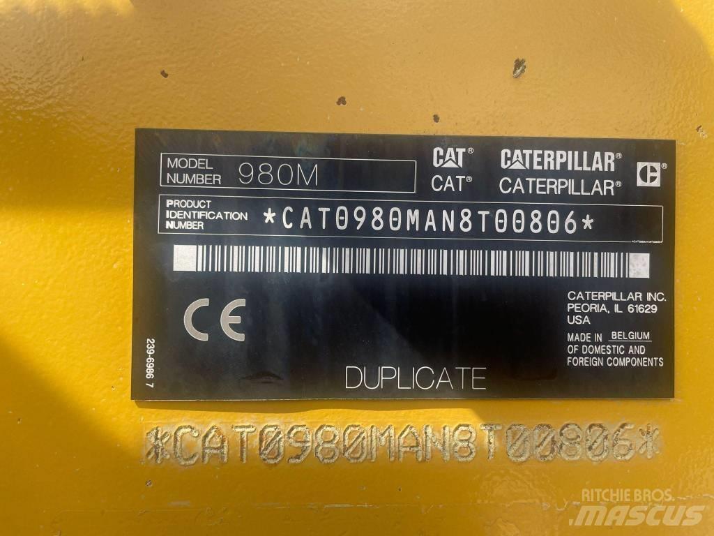 CAT 980M Naudoti ratiniai krautuvai