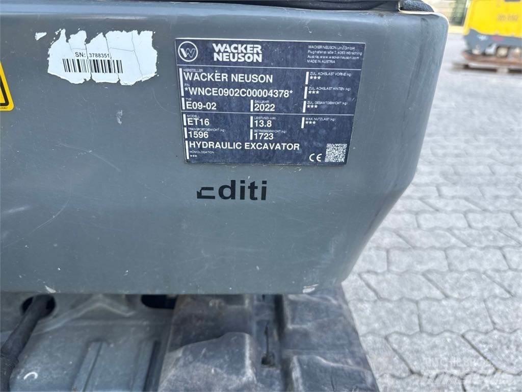 Wacker Neuson ET16 Vikšriniai ekskavatoriai