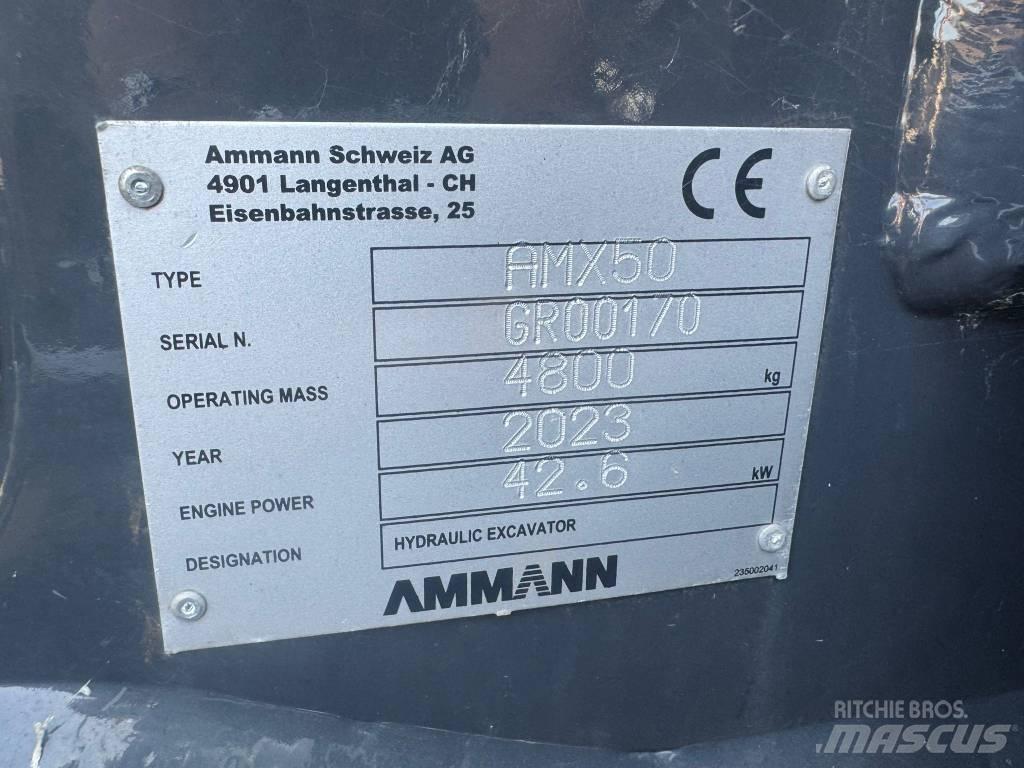 Ammann AMX 50 Mini ekskavatoriai < 7 t