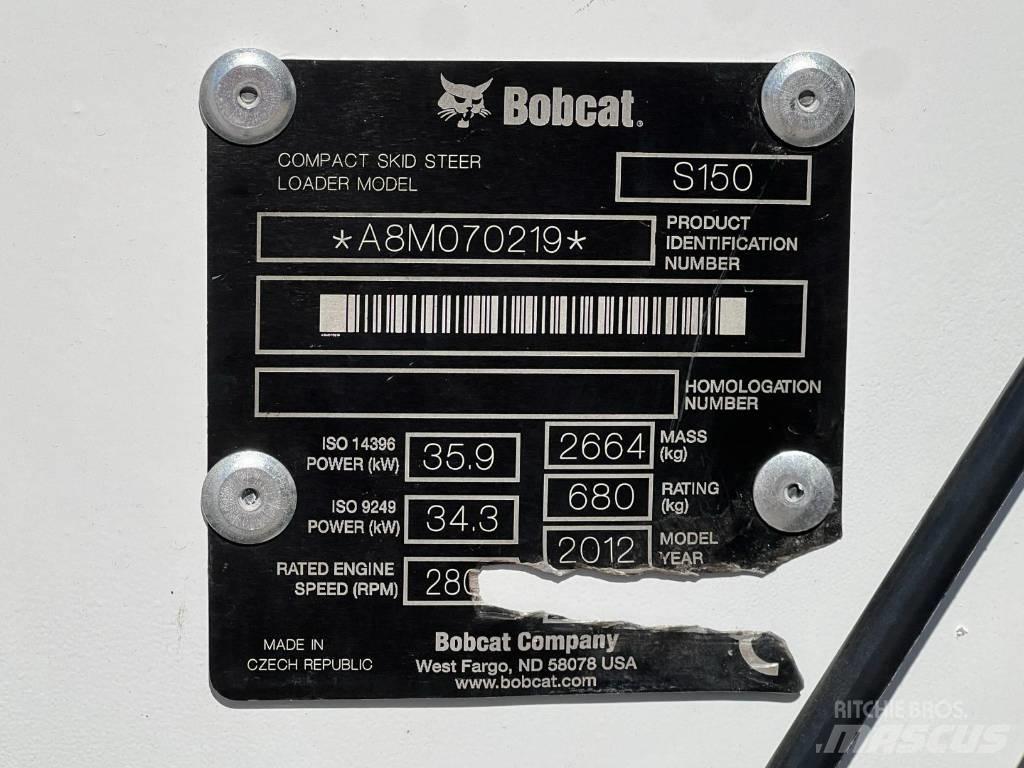 Bobcat S 150 Krautuvai su šoniniu pasukimu