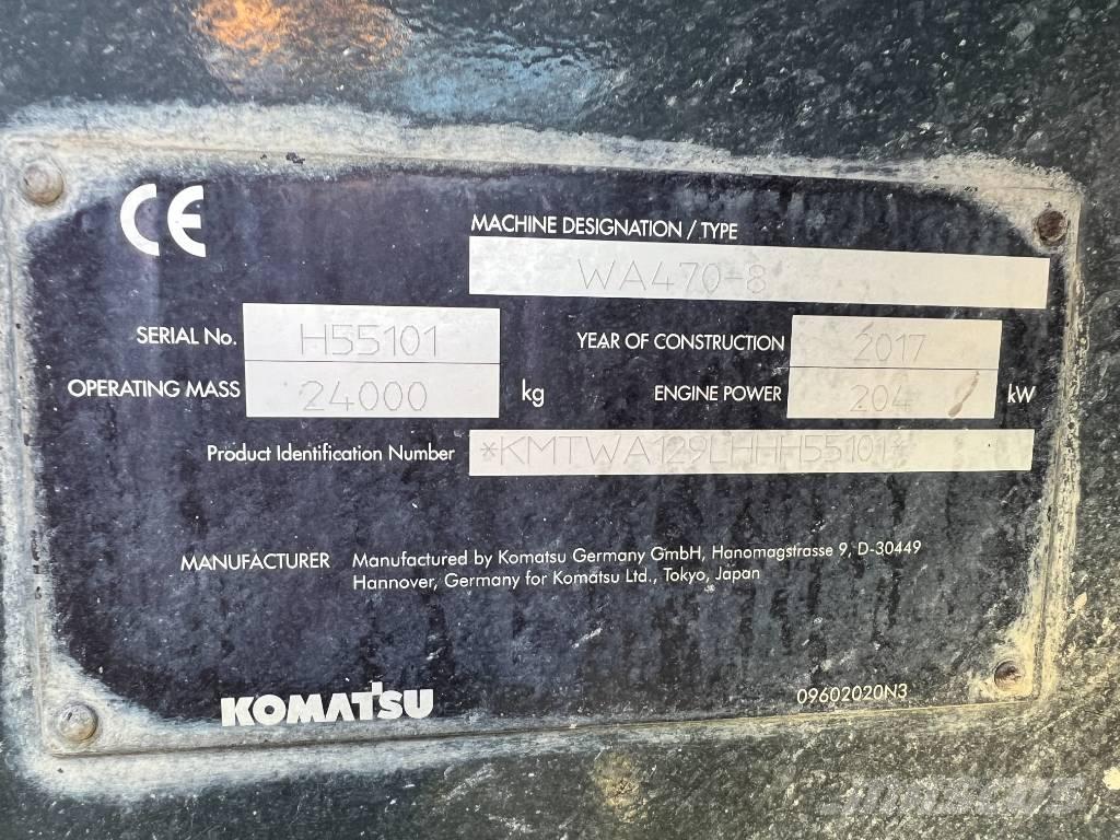 Komatsu WA 470-8 Naudoti ratiniai krautuvai