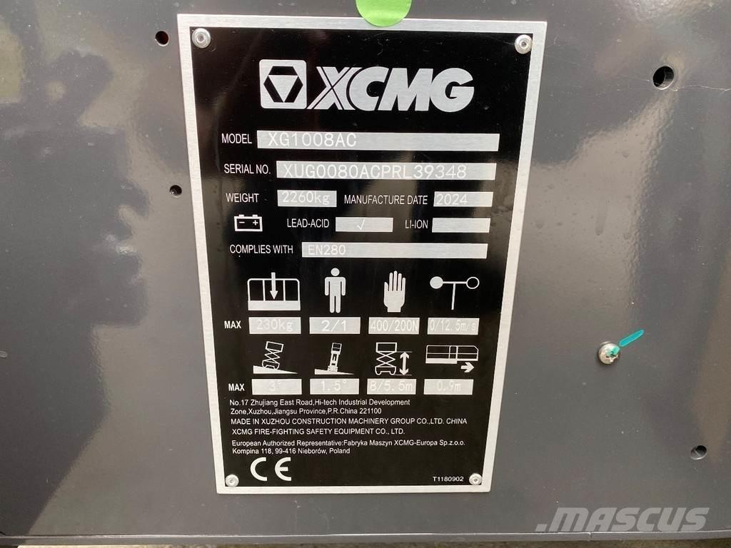 XCMG XG1008AC Kiti keltuvai ir platformos