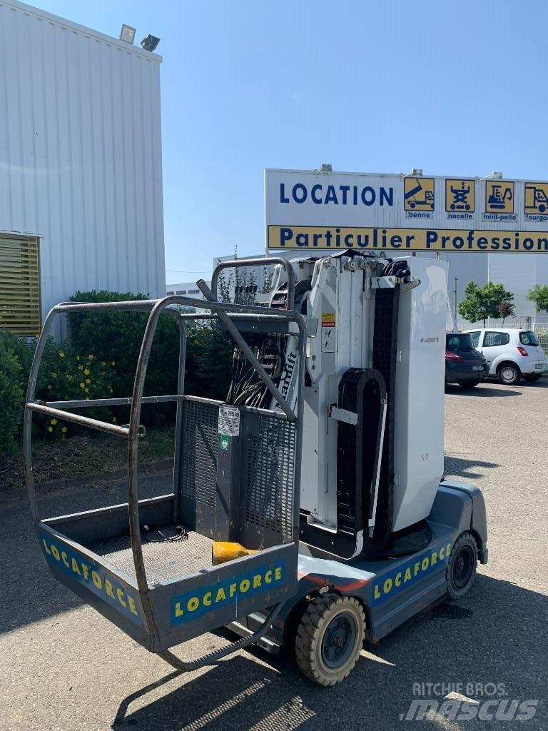 Grove Toucan 860 Vertikalūs stiebiniai keltuvai