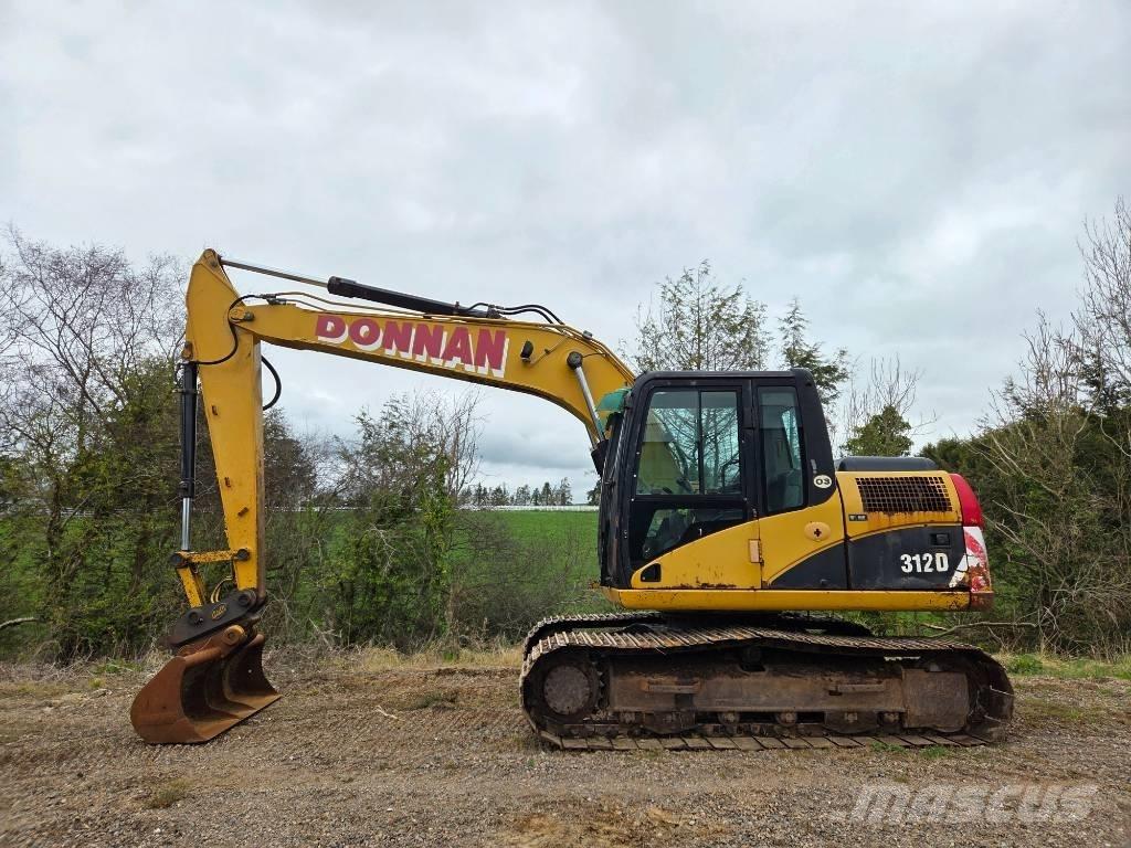 CAT 312 D Vikšriniai ekskavatoriai