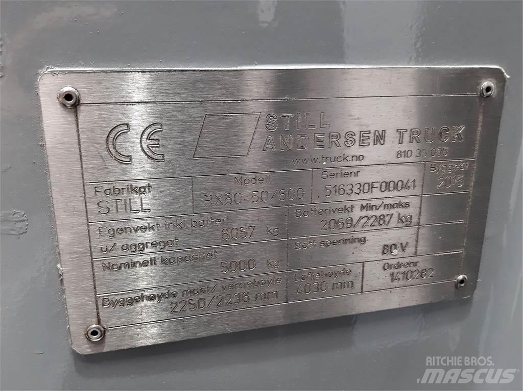 Still RX60 50 600 Elektriniai šakiniai krautuvai