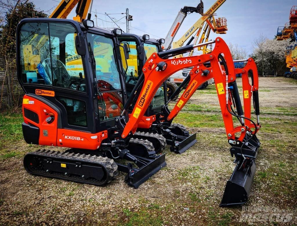 Kubota KX 018-4 Mini ekskavatoriai < 7 t