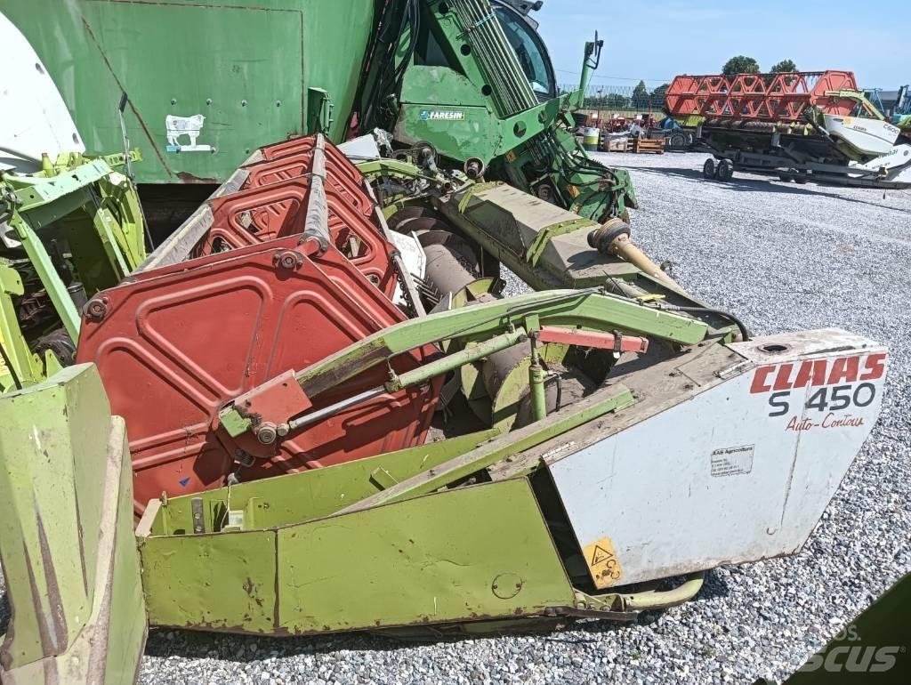 CLAAS S 450 Derliaus nuėmimo kombainų galvos