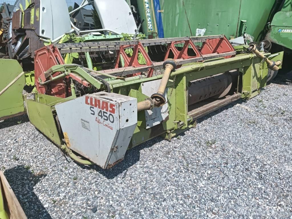 CLAAS S 450 Derliaus nuėmimo kombainų galvos